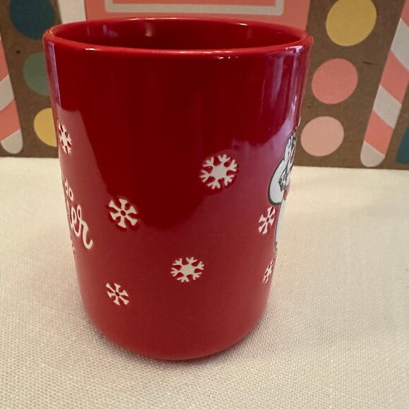 FROSTY The Snowman Red Holiday Coffee Tea Mug NEW I Don't Do Summer - Picture 3 of 5